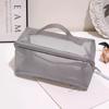 Transparente Kosmetiktasche aus Netzstoff, klein und groß, schwarz, Make-up-Tasche, tragbarer Reise-Kulturbeutel, Aufbewahrungstasche für Lippenstifte