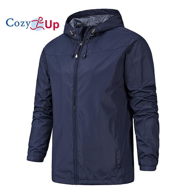 Cozy Up Men Outdoor Jacket Hooded Windbreaker Jacket Windproof and Waterproof Outdoor Windbreaker Jacket Men 6 Colors Available