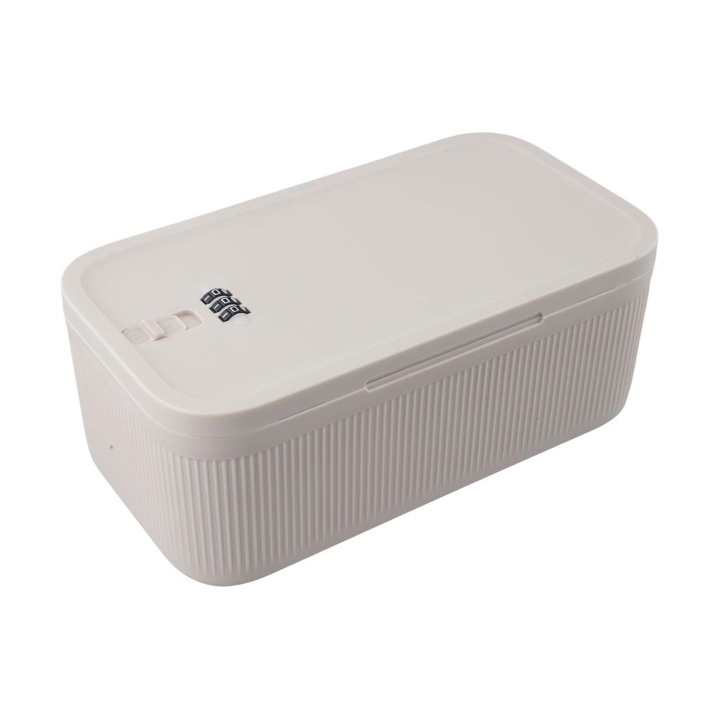 Kleine abschließbare Aufbewahrungsbox für Lebensmittel, Snacks, Medikamente und Mobiltelefone, persönlichen Schmuck, Home Office, geruchsdichter Aufbewahrungsbehälter