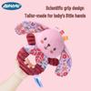 Aipinqi Pink Hand-Crank Newborn Plush Doll Rattle (0-1 Year)