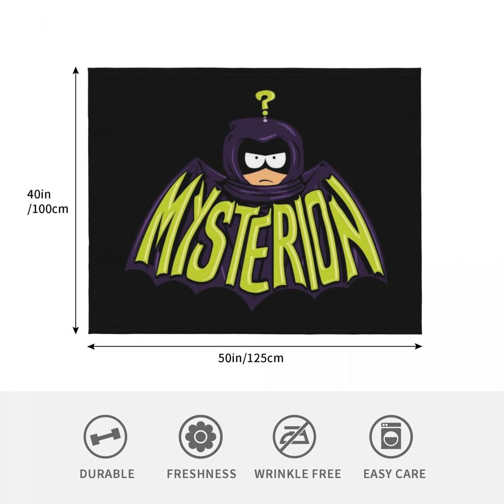 Mysterion Throw Blanket Flannel Baby Sofa Bed Loose Tourist For Decorative Sofa Blankets
