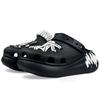 Crocs Crush Clog Pitch Genie Unlimited Players Clogs Unisex Black White