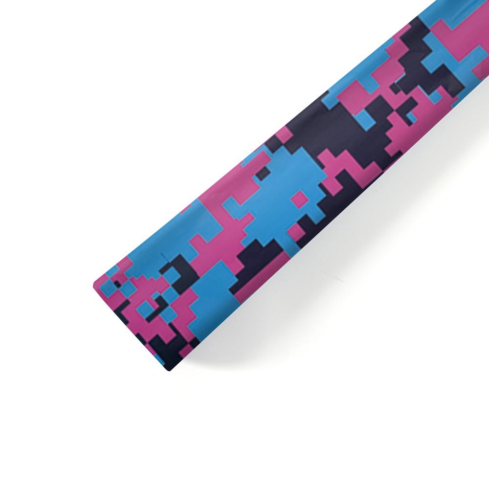 Car Stickers Blue Camouflage Pattern Vinyl Wrap Film Glue Waterproof Decorate Sticker for Computer Motorcycle Car Accessories