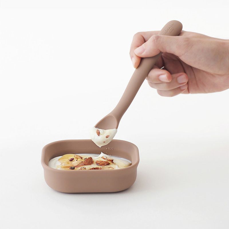 TACKAON Takgaon 1.2.3 Silicone 1-2 Step Spoon Set (Case Included)