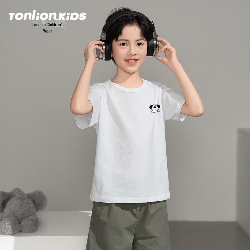 Tangshi Boys Cotton Short Sleeve T-Shirt 120