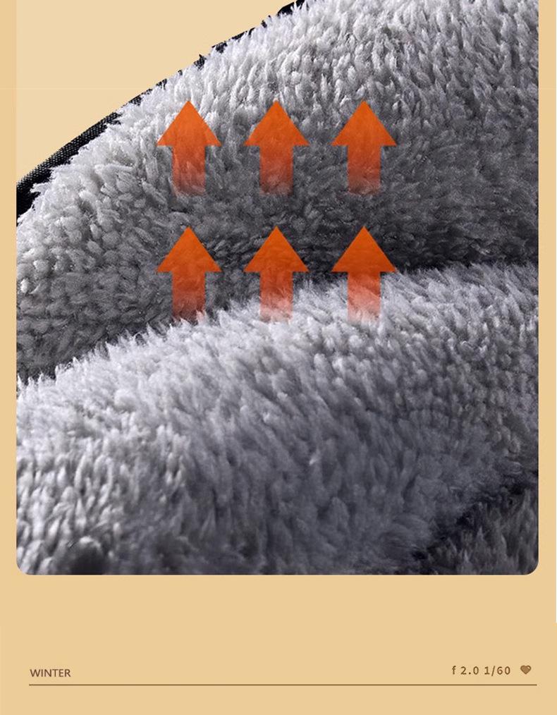 Zagęszczony Zimowy Pokrowiec na Przednią Szybę z Podszewką Polarową dla Samochodów Elektrycznych i Motocykli