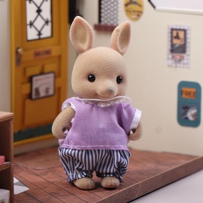Simulation Forest Rabbit Koala Family Diy Playset Mini Rabbit Bear Toy Dolls Kids Gifts