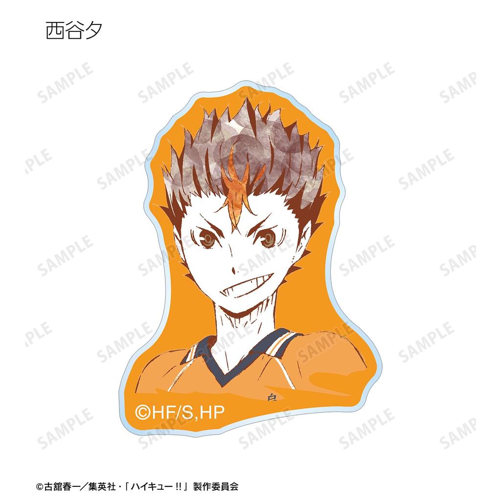 Armabianca Haikyu Trading Ani Art 1st Acrylic Stickers ver.A Size: Approx. 38 X 34 Mm Thickness: 1 Mm Box of 9