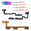 Power Switch On/Off Button Volume control Key Button Flex Cable For Oppo A91 1G Find X1 Realme 9 11 Pro C11 1111 1116 C11 C11 C1