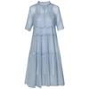 Chiffon Dresses Women's Summer Elegant Loose Large Size Temperament Thin Medium-length Dresses
