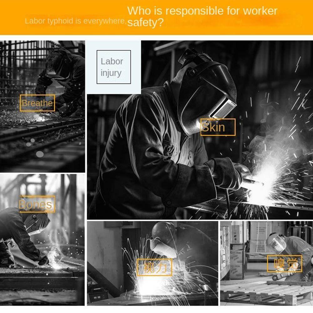 Safety Welding Cap Hat Adjustable Welding Protective Hat Washable Welder Work Cap  Workshop