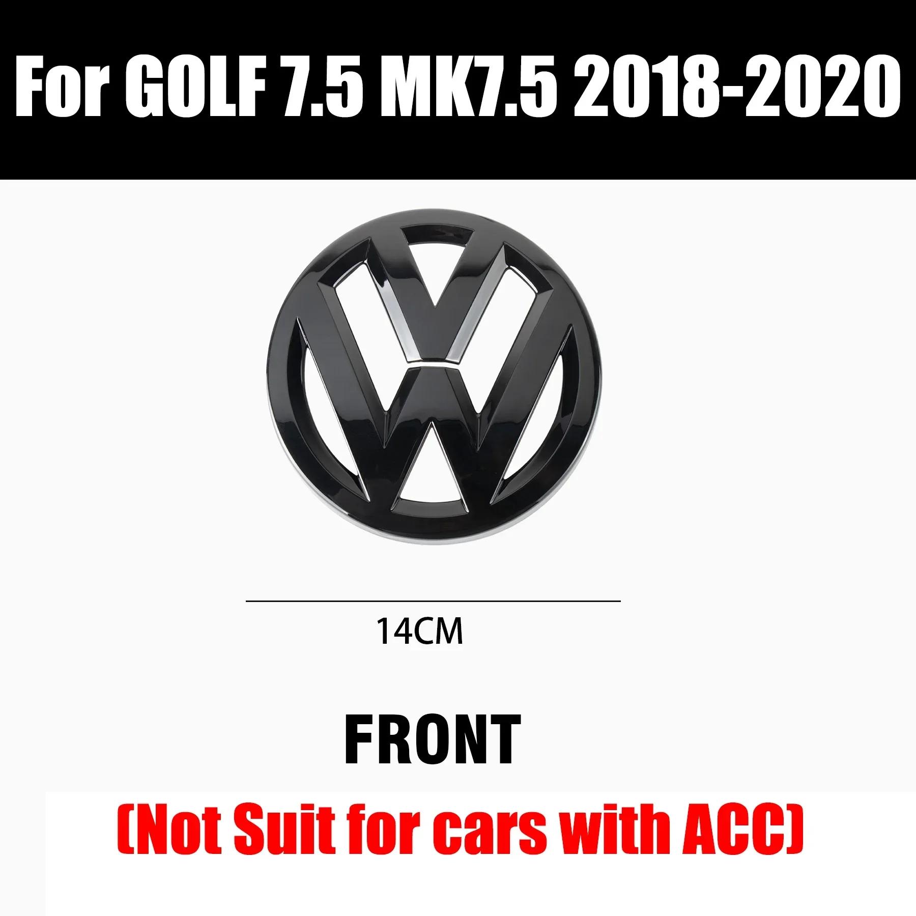 

2025 Hot Non-destructive Car Front Radiateor Badge Stickers Rear Trunk Lid Badge Decal For Volkswagen Golf 7.5 VW MK7.5 2018-202