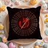 The S-Shiva T-Trident Pillow Case Soft Plush Fabric Double-Sided Printed Cushion Cover Warm Winter Sofa Pillow Case
