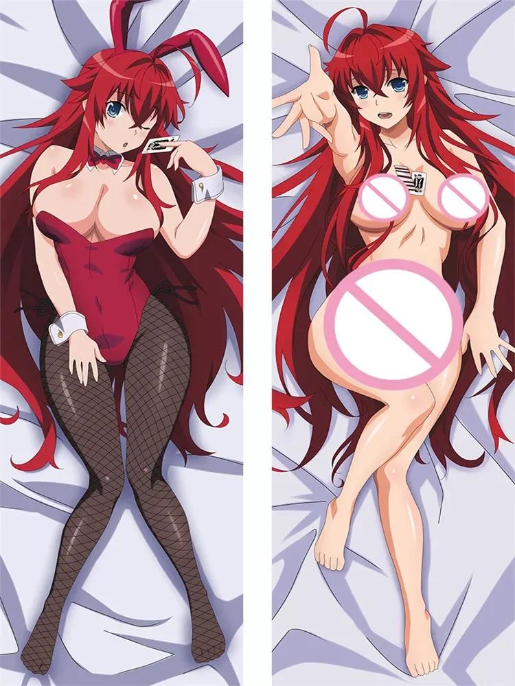 Anime High School DxD Sexy Girl Rias Gremory Himejima Akeno Irina Shidou Dakimakura Povlak na tělový polštář Polštář na objímání těla