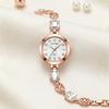with Adjustable Bracelet Quartz Watches Diamond Studded Watch Strap Women Wristwatch  Gift
