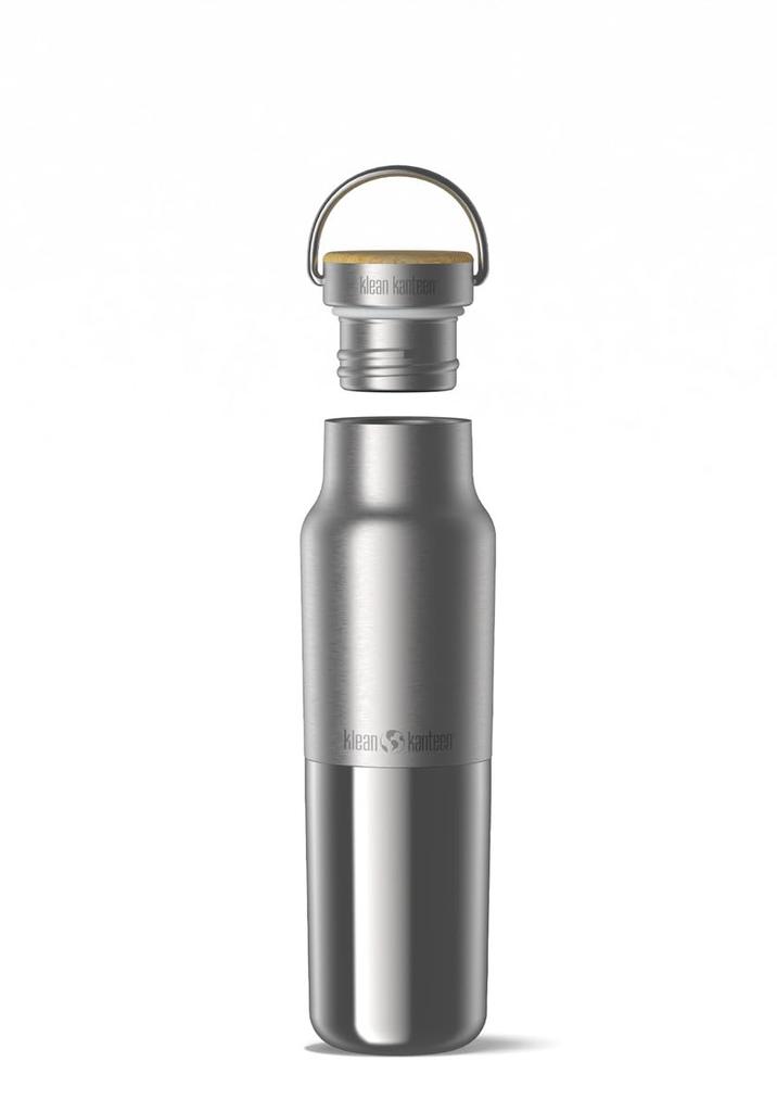 Klean Kanteen Rise Classic Reflect (with Bamboo Cap), 12oz355ml, 19322170481012