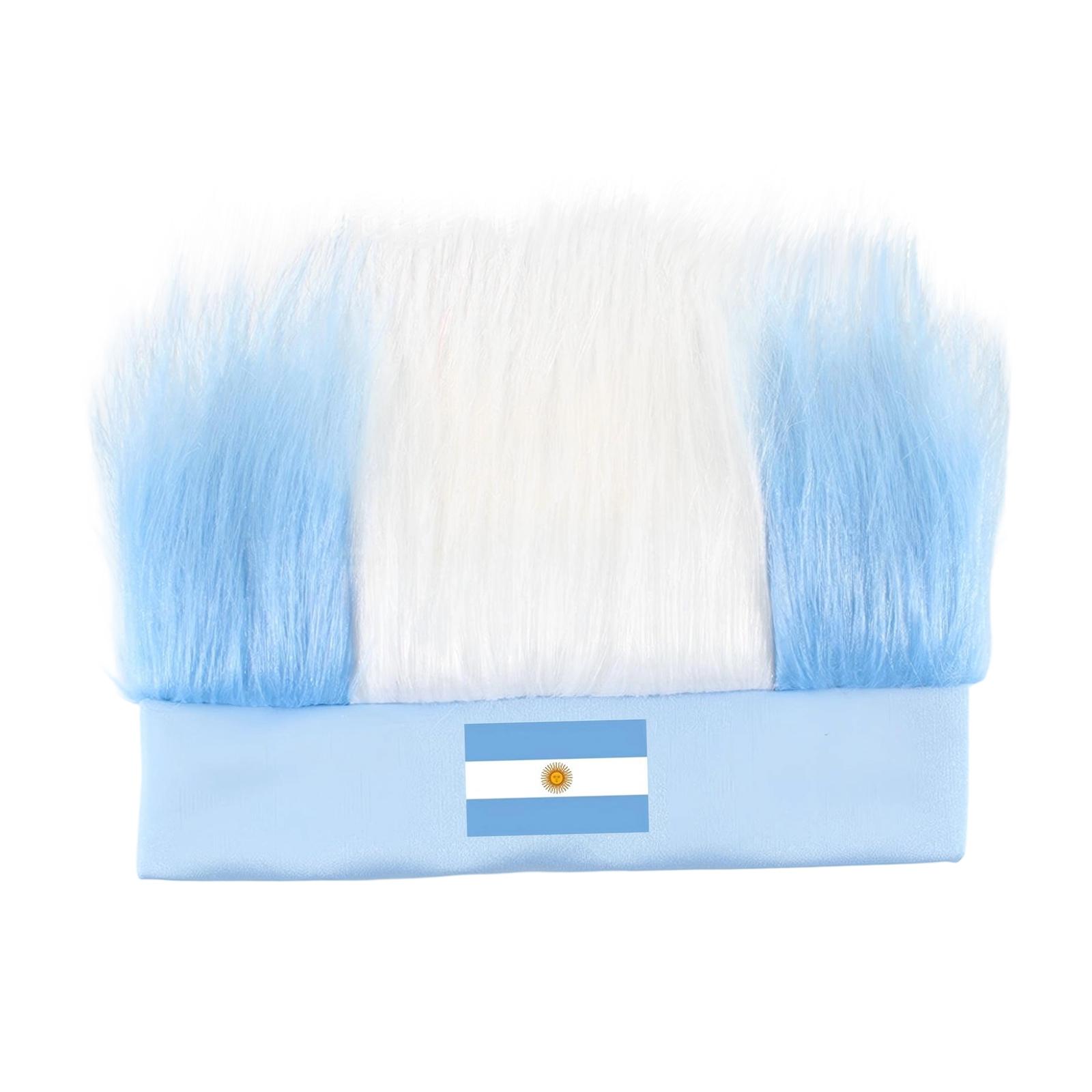 Fan Wigs, Flag Color Headbands, Football Game Cheering Props, Headwear One Size