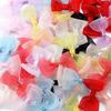 20PCS 2.5*5cm Size Colored Ribbon Bows Colored Small Size Gauze Ribbon Bows Handwork DIY Gauze Ribbon Sewing Craft Bow