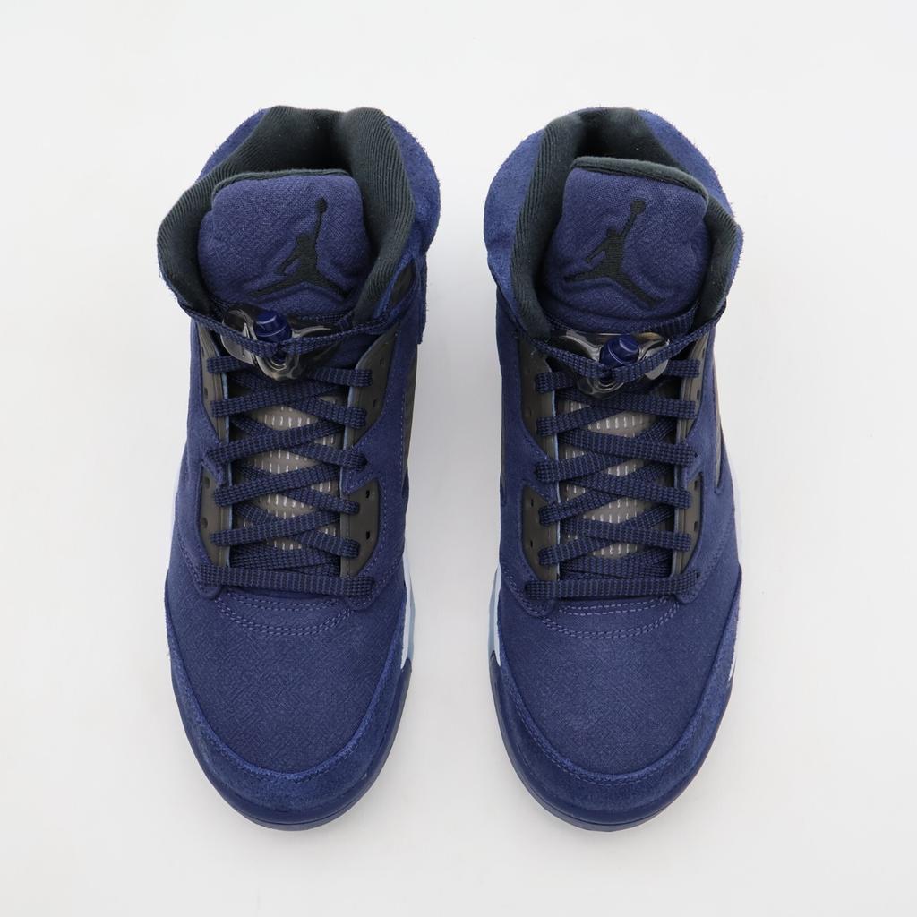 FD6812-400 Nike Air Jordan 5 Retro SE Midnight Navy Blue Georgetown Grey (Mannen)
