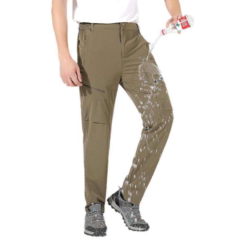 Unisex Quick-Dry Lightweight Summer Cargo Pants – Breathable, Waterproof, Straight-Leg Fit for Outdoor Activities