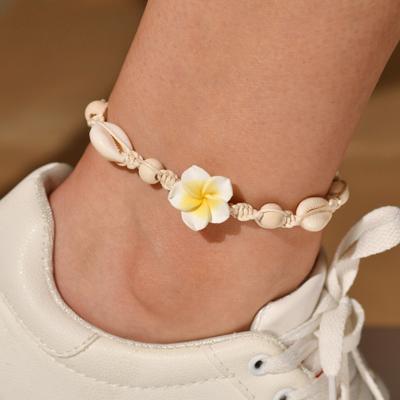 Bohemian Flower Sea Shell Beads Anklet Foot Chain Women Barefoot Ankle Bracelet