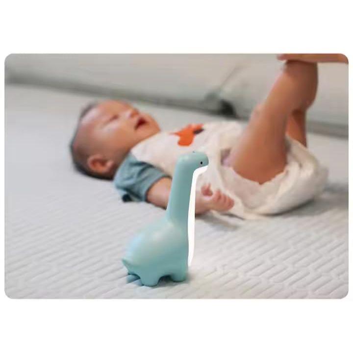 Plastik Dinosaurier LED Nachtlicht für Kinder | Wiederaufladbares Nachttischlicht mit Touch-Steuerung & Einstellbarer Helligkeit | Niedliche Kawaii Schreibtischlampe