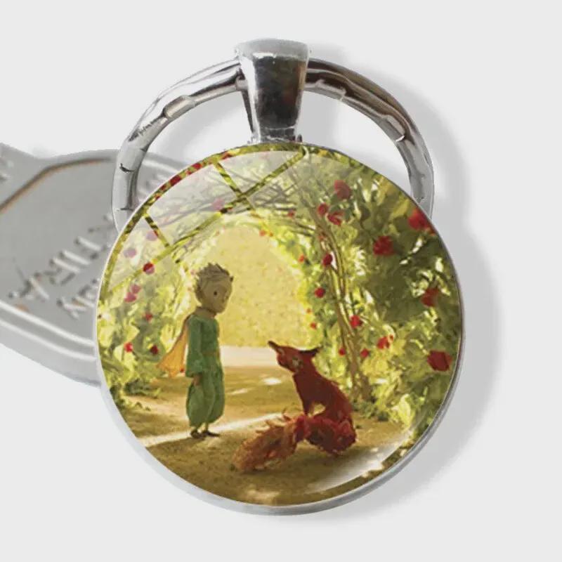 Cross-border Little Prince Time Gem Metal Keychain: European & American Style Pendant Gift