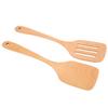 2Pcs Wooden Spatula Heat Resistant Light Weight Kitchen Cooking Utensils Set for Home Kitchen