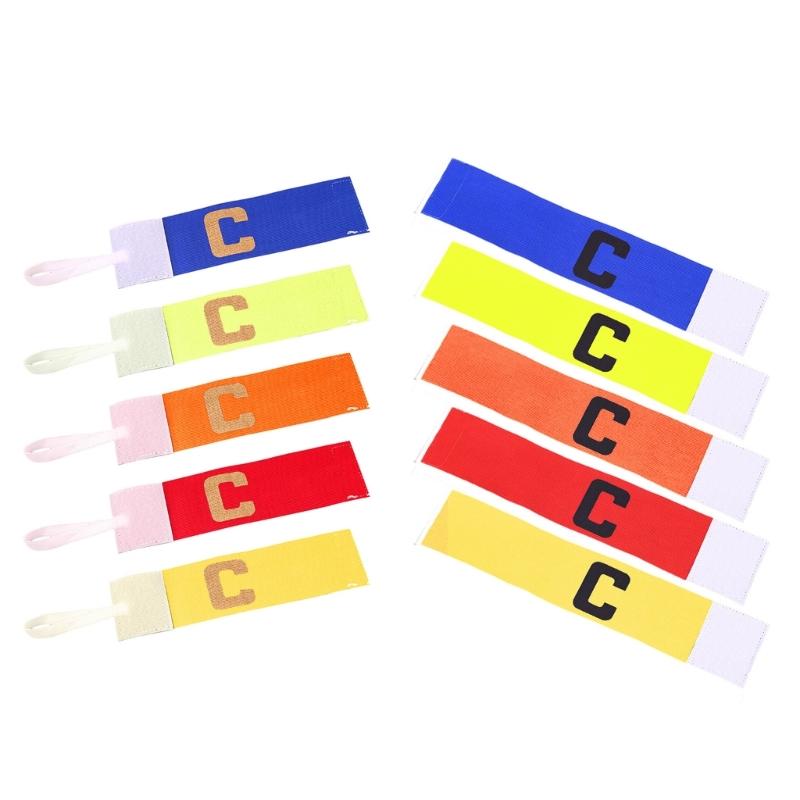 Football Captain Armband Leader Competition Soccer Captain Arm Band Multicolour Armband Group Armband Football Training