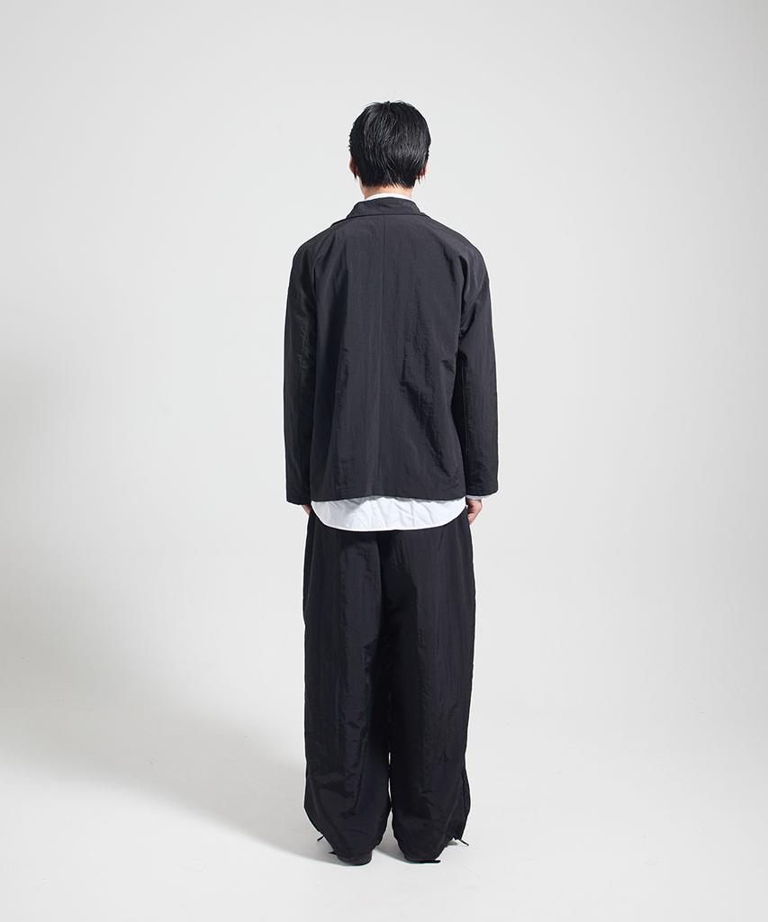 Thanks Messia Hidden Shirt Jacket-Black