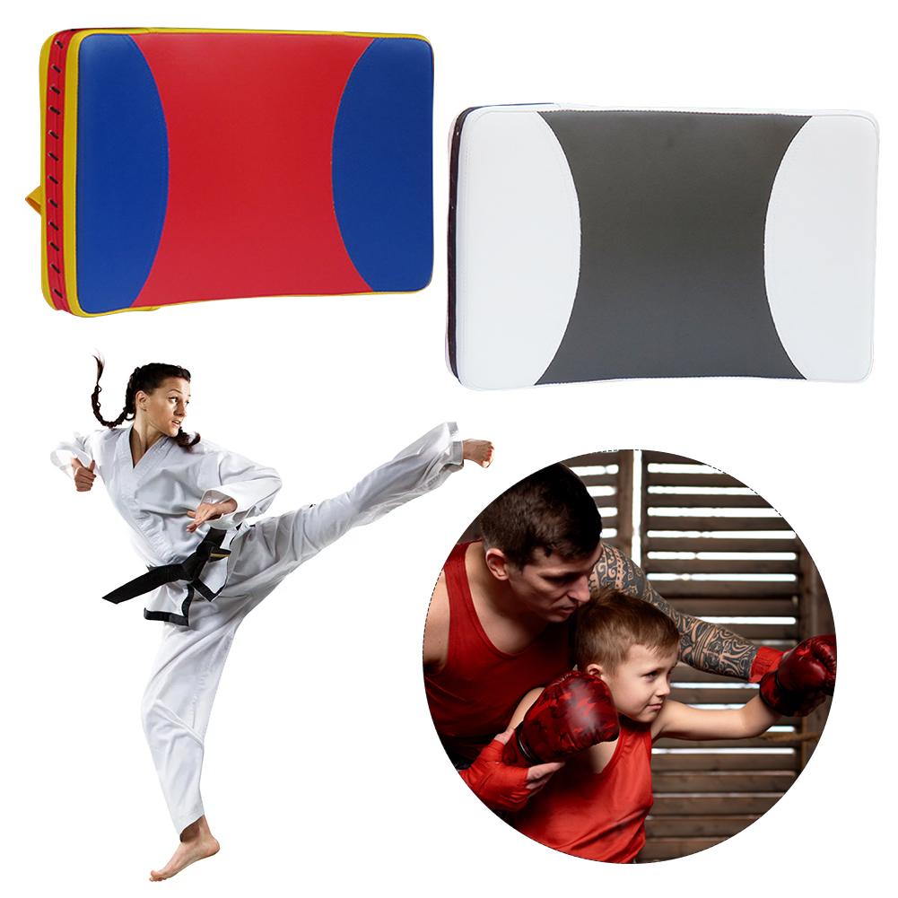 Taekwondo Boxing Target Arc-Shaped Taekwondo Foot Target PU Kick Punch Shield Pad for Taekwondo Boxing