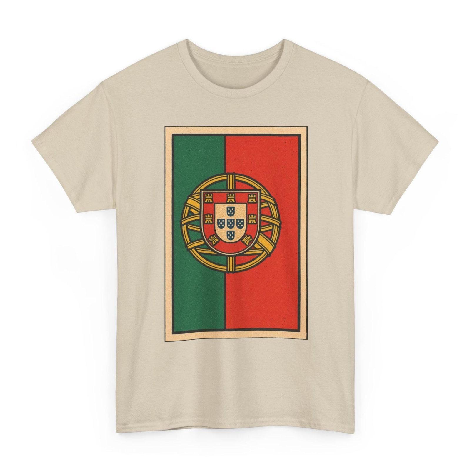 Portugal Flag T-Shirt Unisex: Retro Lisbon Tee 2XL