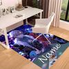 Custom personalization Anime Honkai Star Rail Aventurine Print Area Rug - Soft, Washable Non-Slip Indoor Mat,Living Room,Home&Office Decorative Rug