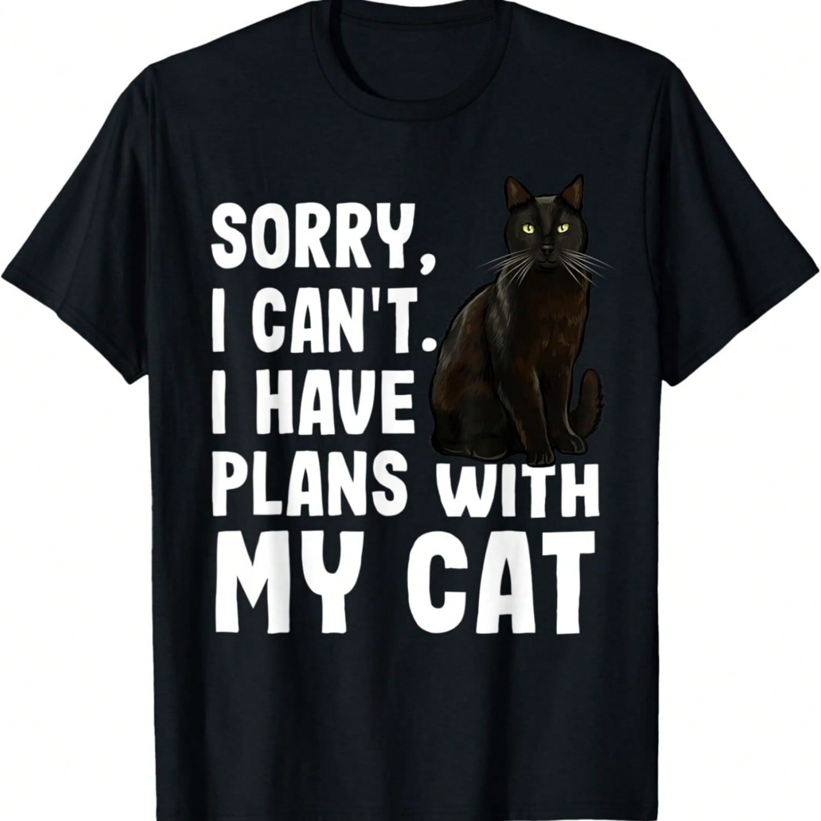 Sorry I Cant I Have Plans With My Bombay Cat T-Shirt S