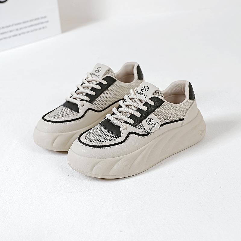 

Stepping on shit soft-soled little white shoes women s popular 2024 summer new mesh breathable student sports board shoes 21 35