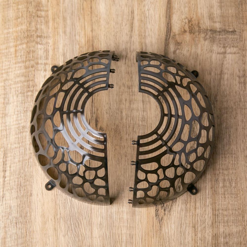 Creative Hollowed Plants Soil Protector Cover Plastic Replaceable Floral Hole Cover Transparent Planting Cover Horticultural