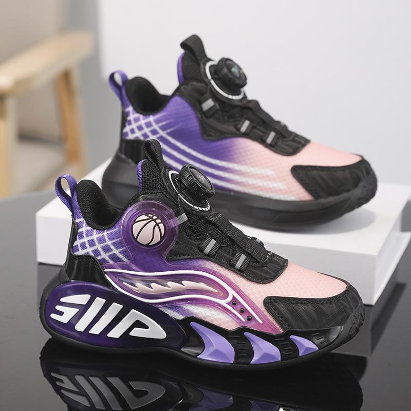 An Hydrogen fast joint girls' shoes 2025 spring new popular children's running sports shoes girls basketball shoes