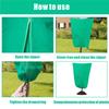 80 X 100cm Plant Frost Protection Cover Nonwoven Outdoor Windproof Warm Winter Freeze Guard for Greenhouse/Garden