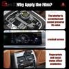 For MAZDA CX-30 CX30 2020-2024 Car Interior Center Console GearBox Panel Navigation Transparent TPU Protective Film Anti-scratc