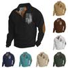 Spring And Men's Standing Collar Sweatshirt Is Outdoor Casual Sweaters Tops