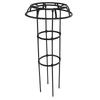 Climbing Plant Support Rust Proof Decorative Umbrella Shape Potted Plant Stake Support for Rose Tomato Cucumber 3 Layer