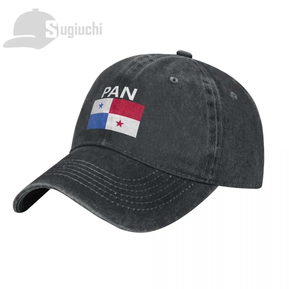 

Panama Flag With Letter Washed Cotton Cap Gorras Snapback Caps Baseball Dad Outdoors Travel Sun Hats Casquette One Size