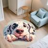 Dalmatian Pattern Round rug,Carpet Rug for Living Room Bedroom  Playroom ,Non-slip Floor Mat,Holiday Gifts and Birthday Gifts.
