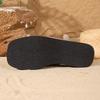 Women's 2025 Thick Sole Cross-Border Flip-Flops: Versatile Square Toe Casual Beach Sandals
