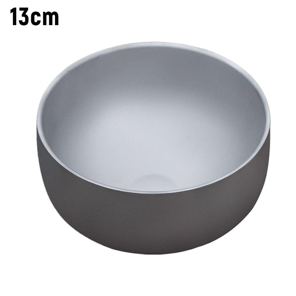 Titanium Purification Bowl Ultralight Portable Double Walled Tableware For Outdoor Camping BBQ Picnic Coffee Tea Yogurt