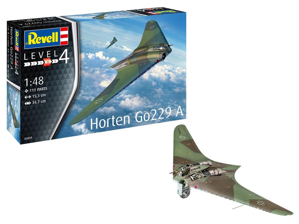 German Revell 1/48 scale German Air Force Horten GO229A-1 Plastic Model Kit 03859