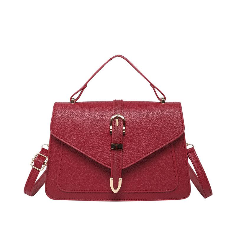 2025 New Korean Version of Versatile Messenger Bag, Foreign Fashion Small Bag, Simple and Trendy Messenger Handbag Women's Bag