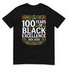 Black History Month 100 Years Of Black Excellence Centennial Tshirt