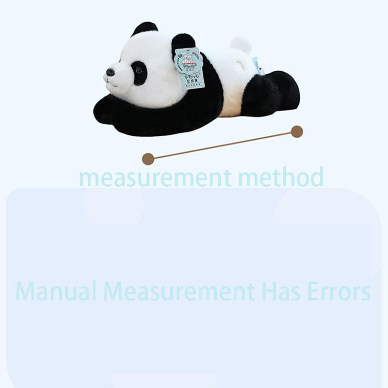 Squishy Lying Panda Plush Pillow Fluffy Stuffed Panda Toy With Multi Sizes For Kids Room Decoration Comfortable Panda Cushion