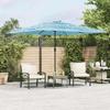 VidaXL Garden Parasol with Blue Steel Pole 290x290x238 Cm, Parasol, Outdoor Parasol, Patio Parasol, Umbrella, 4005083